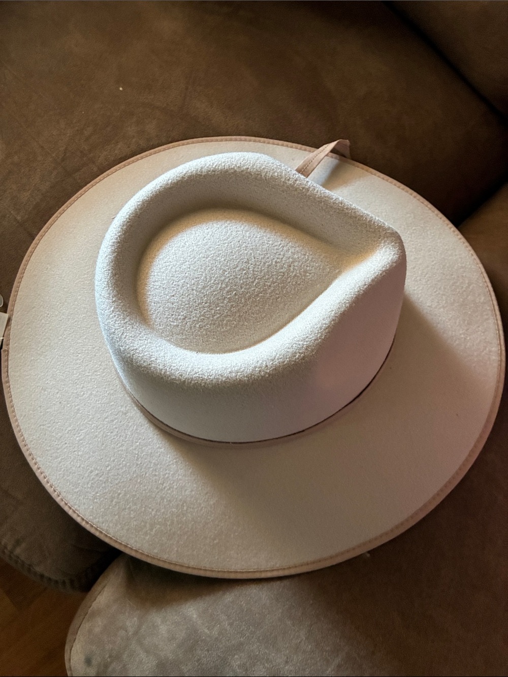 Women's Wide Brim Felt Hat - Cream